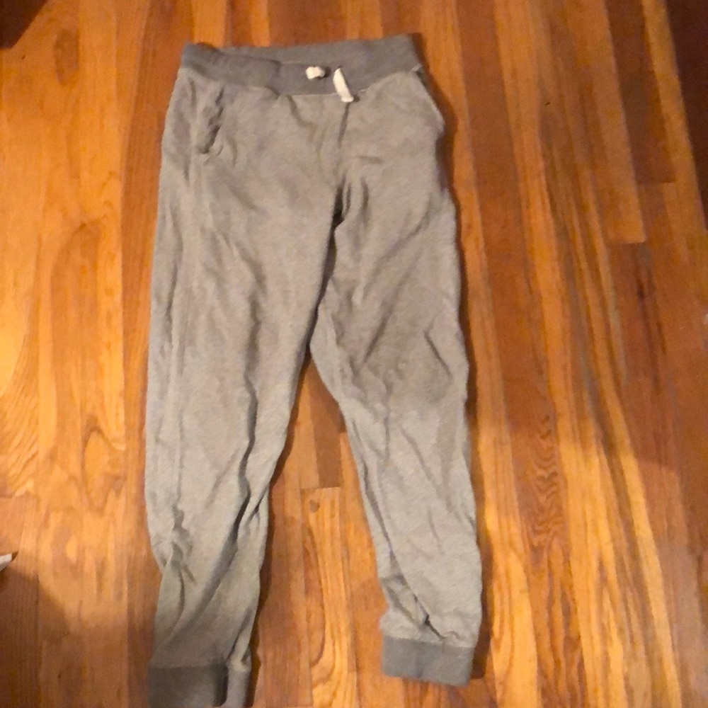 Grey sweatpants